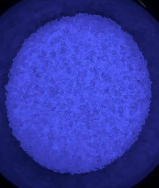 COE 90 Purple Glow in the Dark / 1 and 3 ounce FRIT fine, medium & large