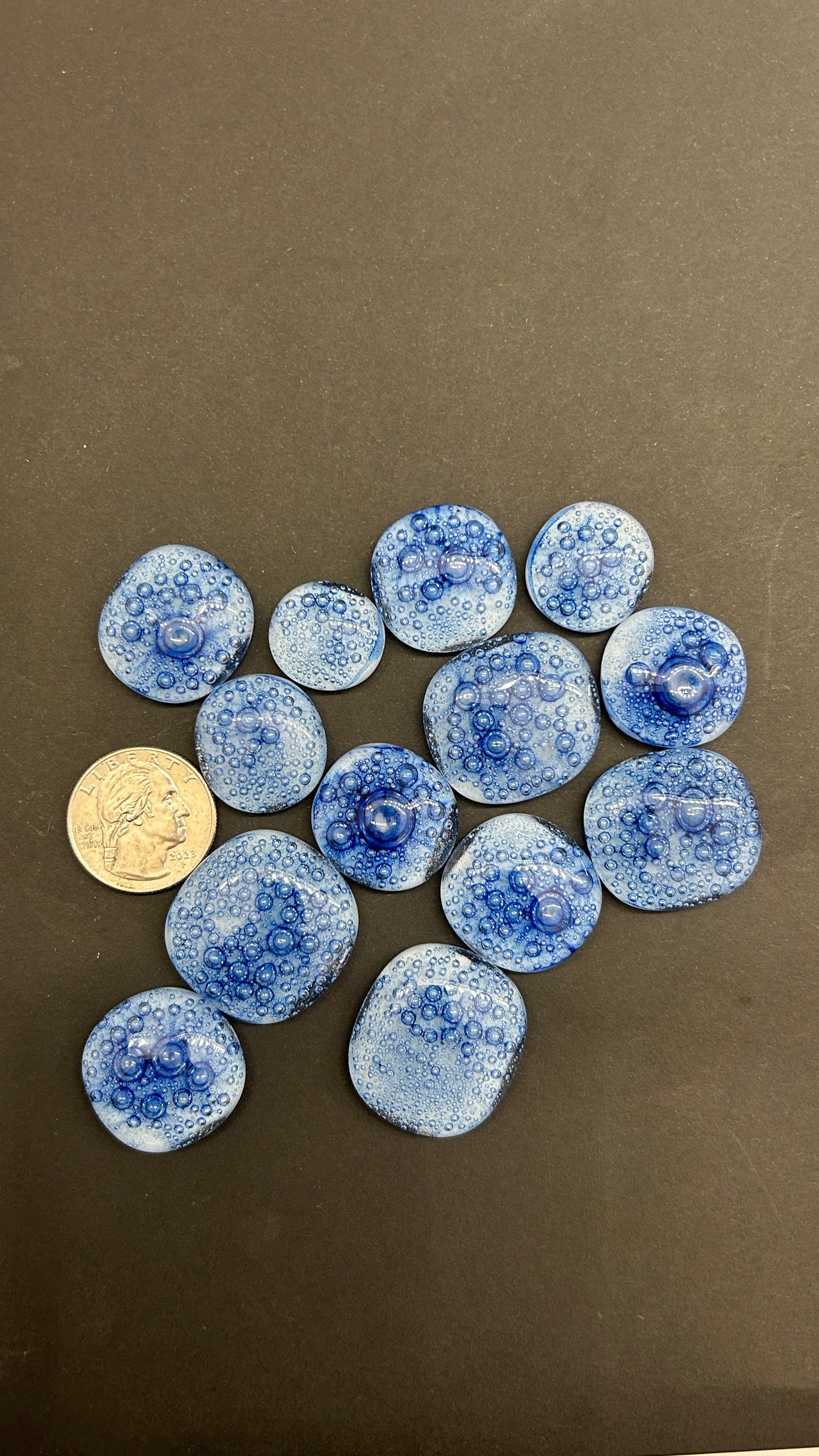 COE 90/ Glow in the Dark Bubble Dots