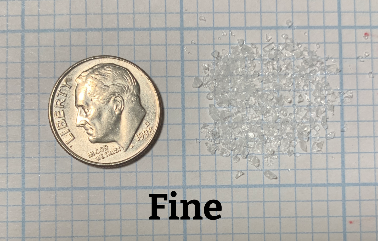 COE 90 Purple Glow in the Dark / 1 and 3 ounce FRIT fine, medium & large