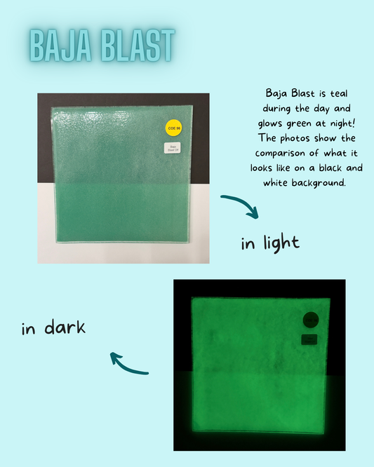 COE 96 / Teal during day and glows Green at night!/ Baja Blast