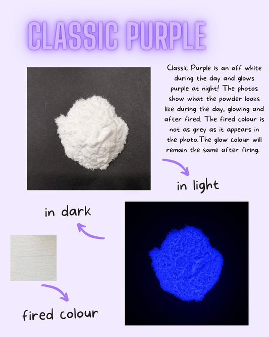 COE 90 Classic Purple Glow in the Dark Powder
