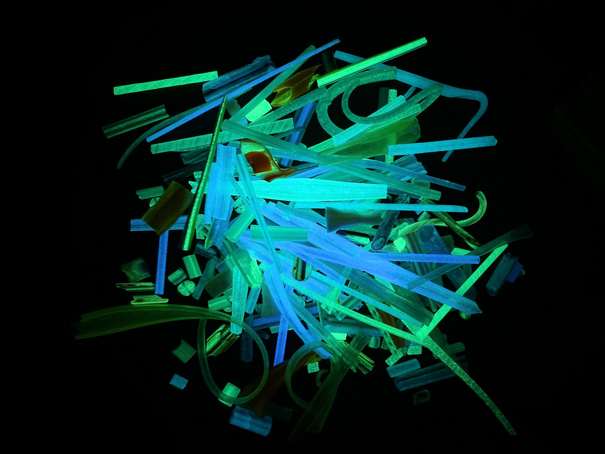 Fusible scrap glass