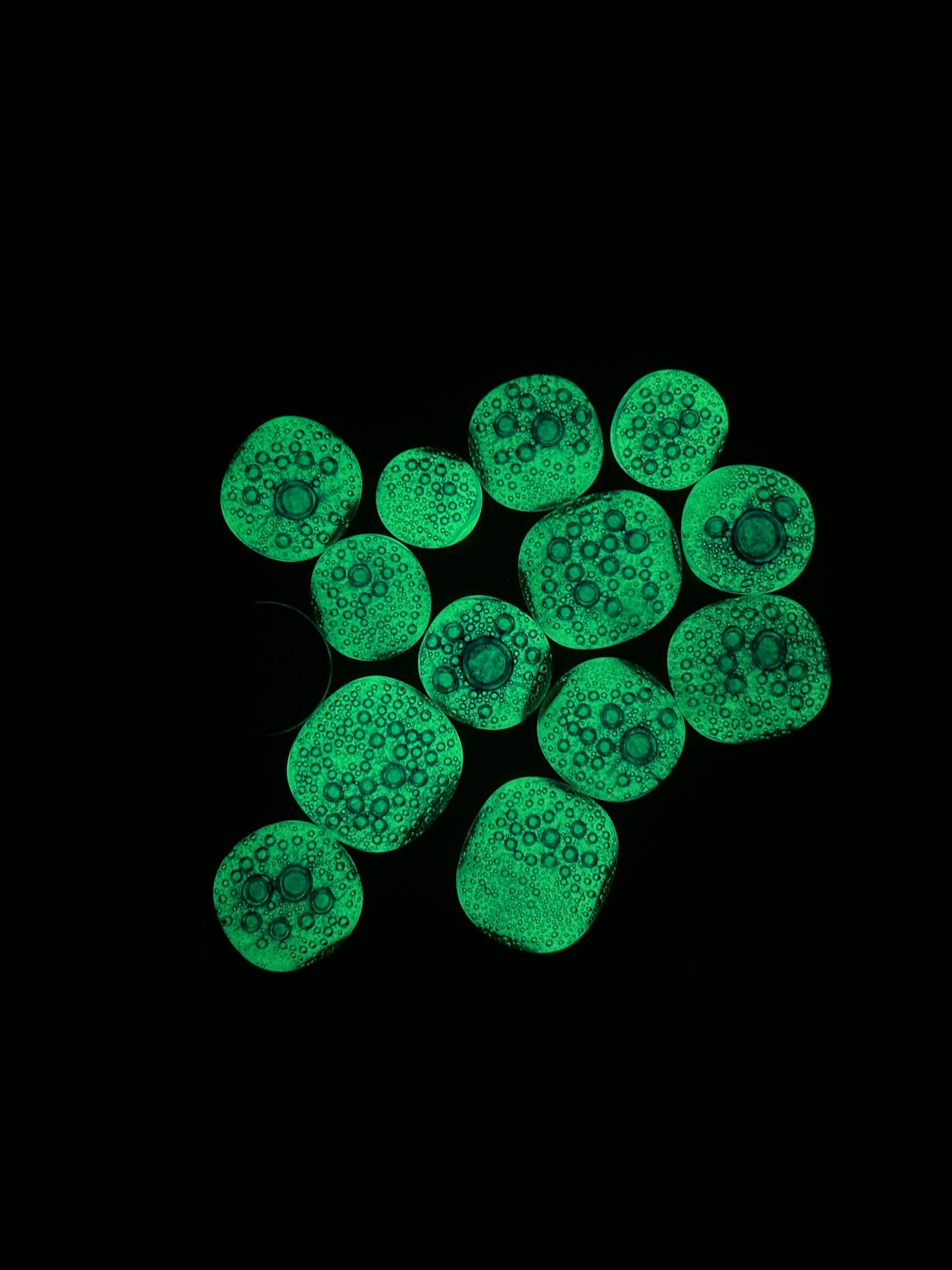 COE 90/ Glow in the Dark  Bubble Dots