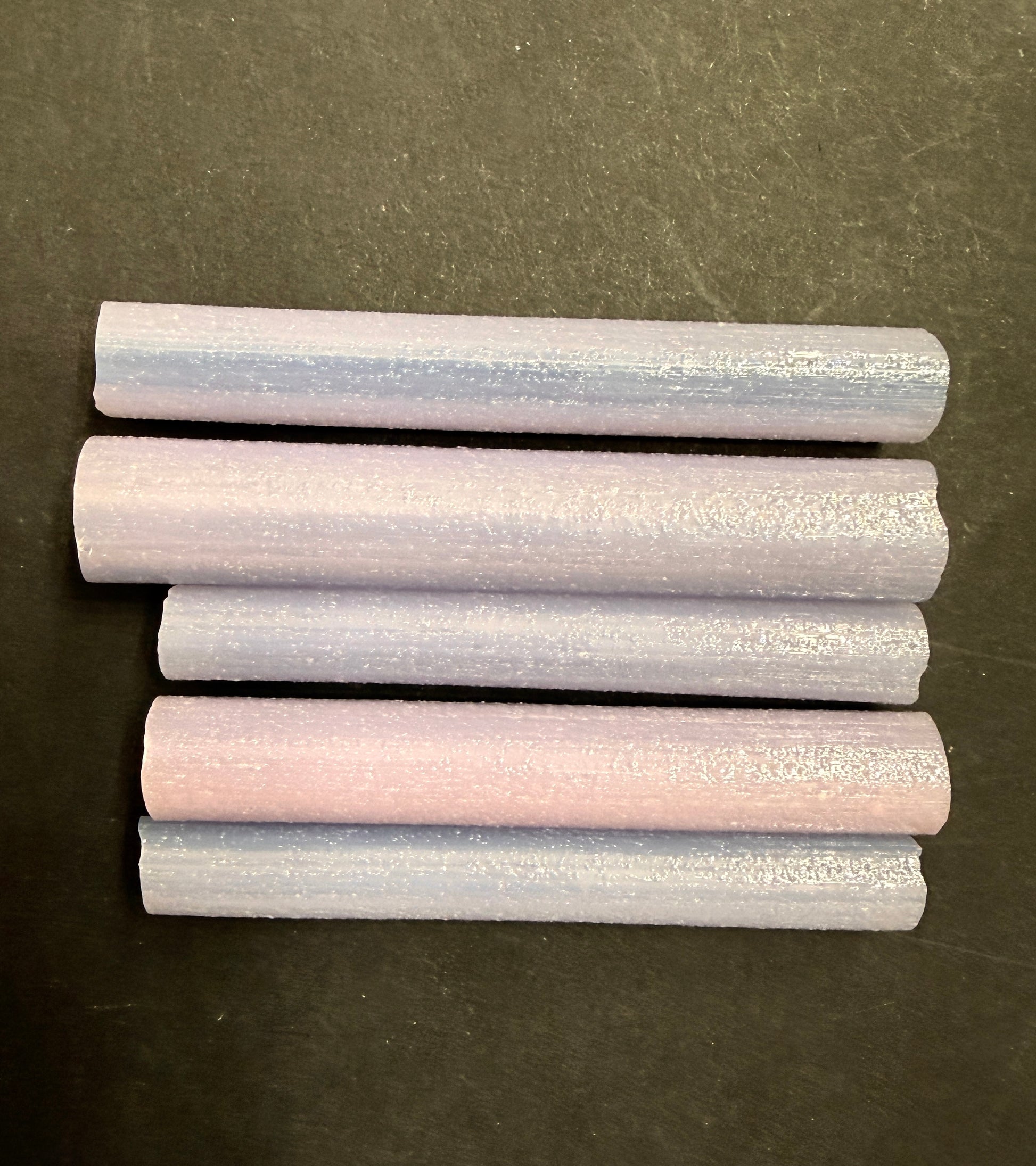 Lavender murrini with turquoise glow