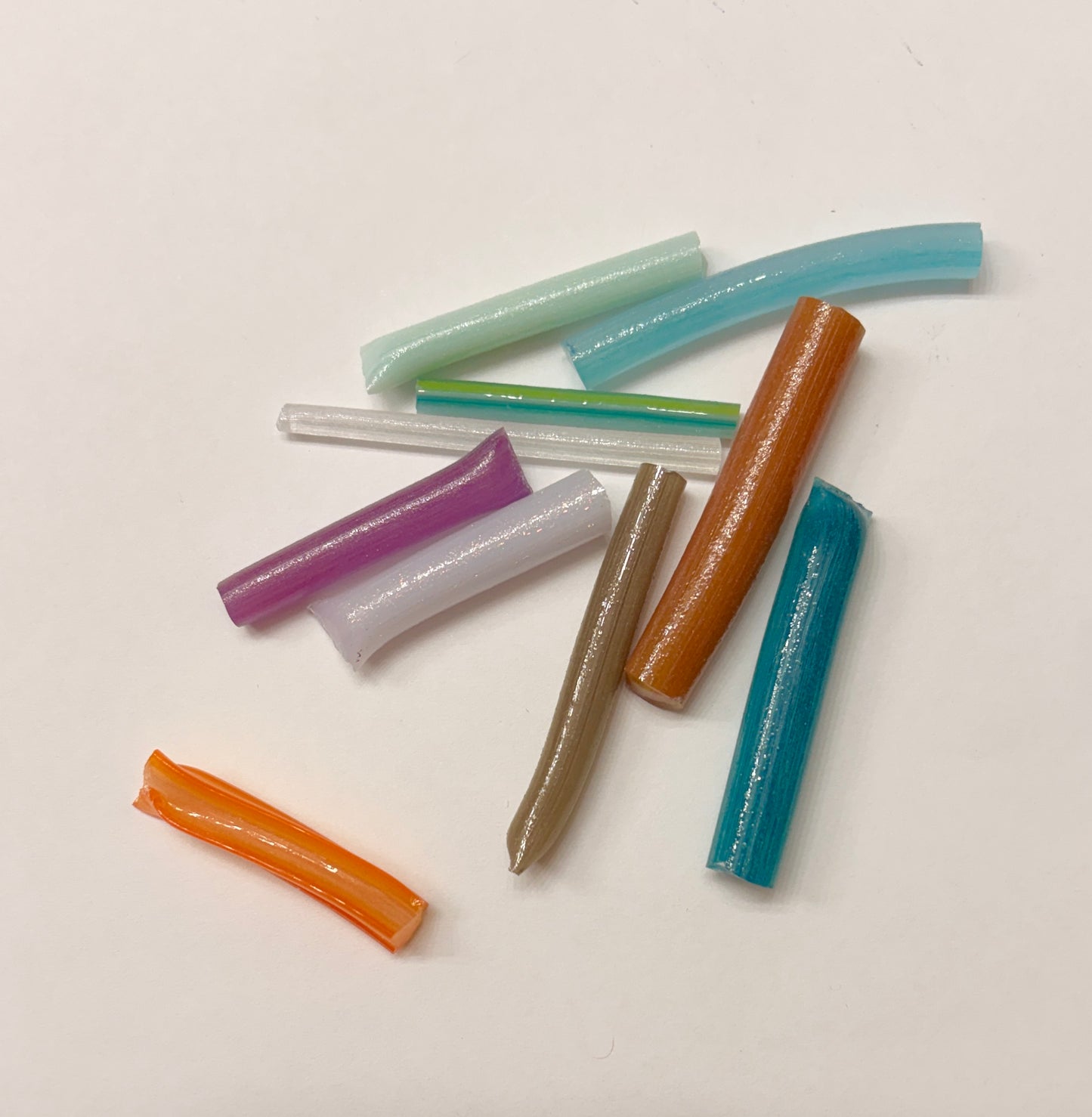 COE 90 / Play pack/ Glow in the dark fusing sample pack/Murrini & cane sample