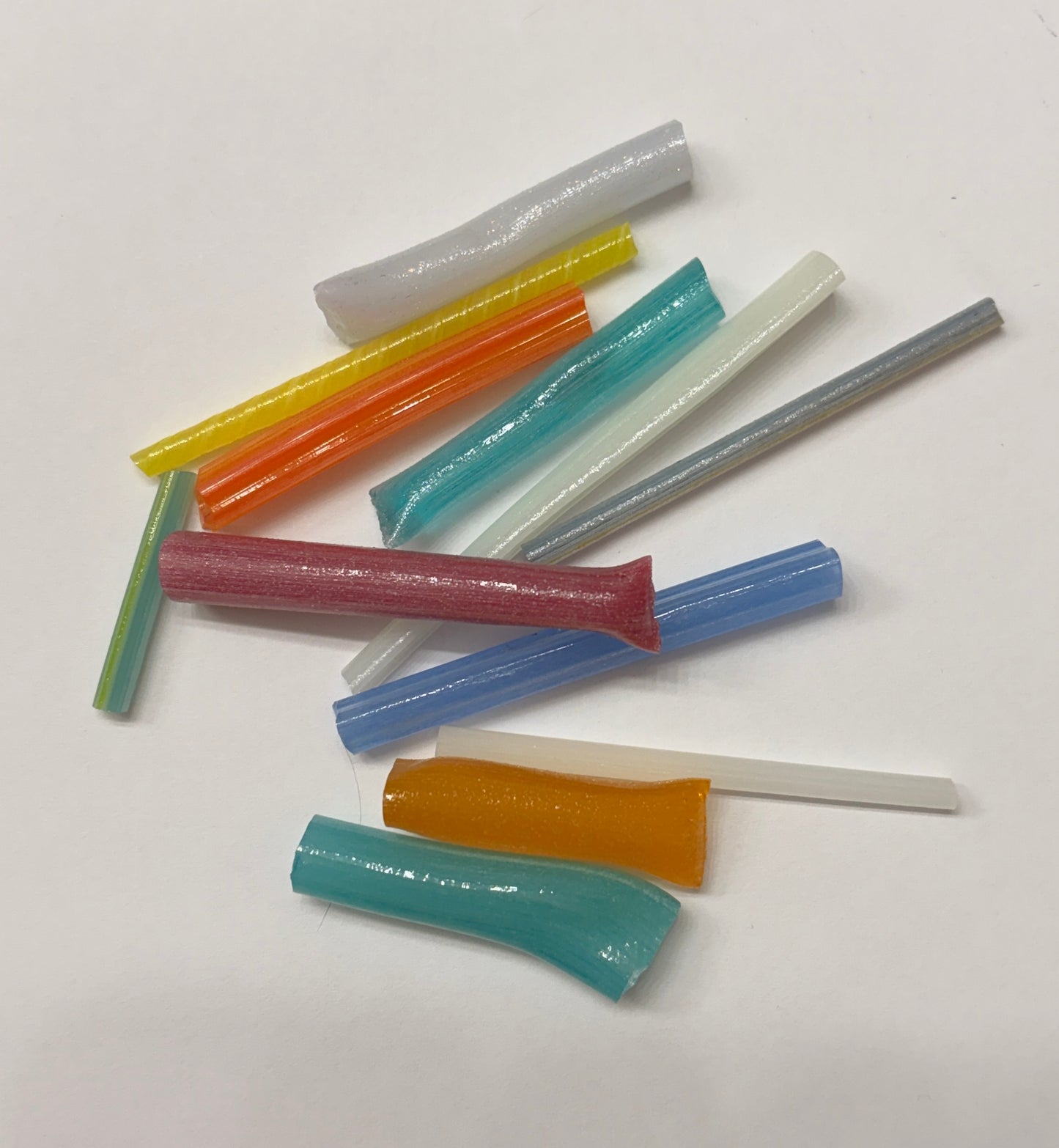 COE 90 / Play pack/ Glow in the dark fusing sample pack/Murrini & cane sample