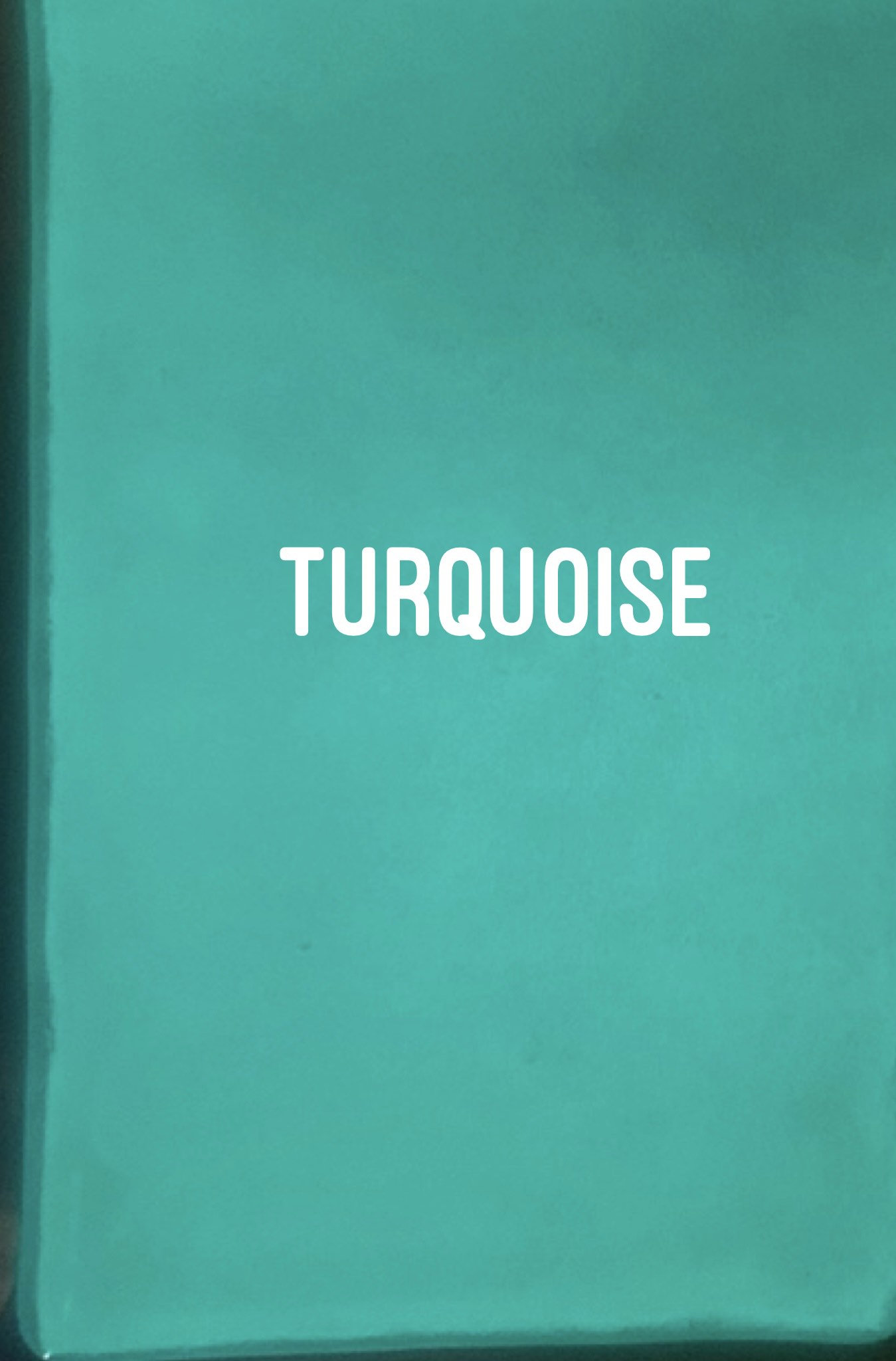 COE 90/ Turquoise Glow in the Dark sheet glass