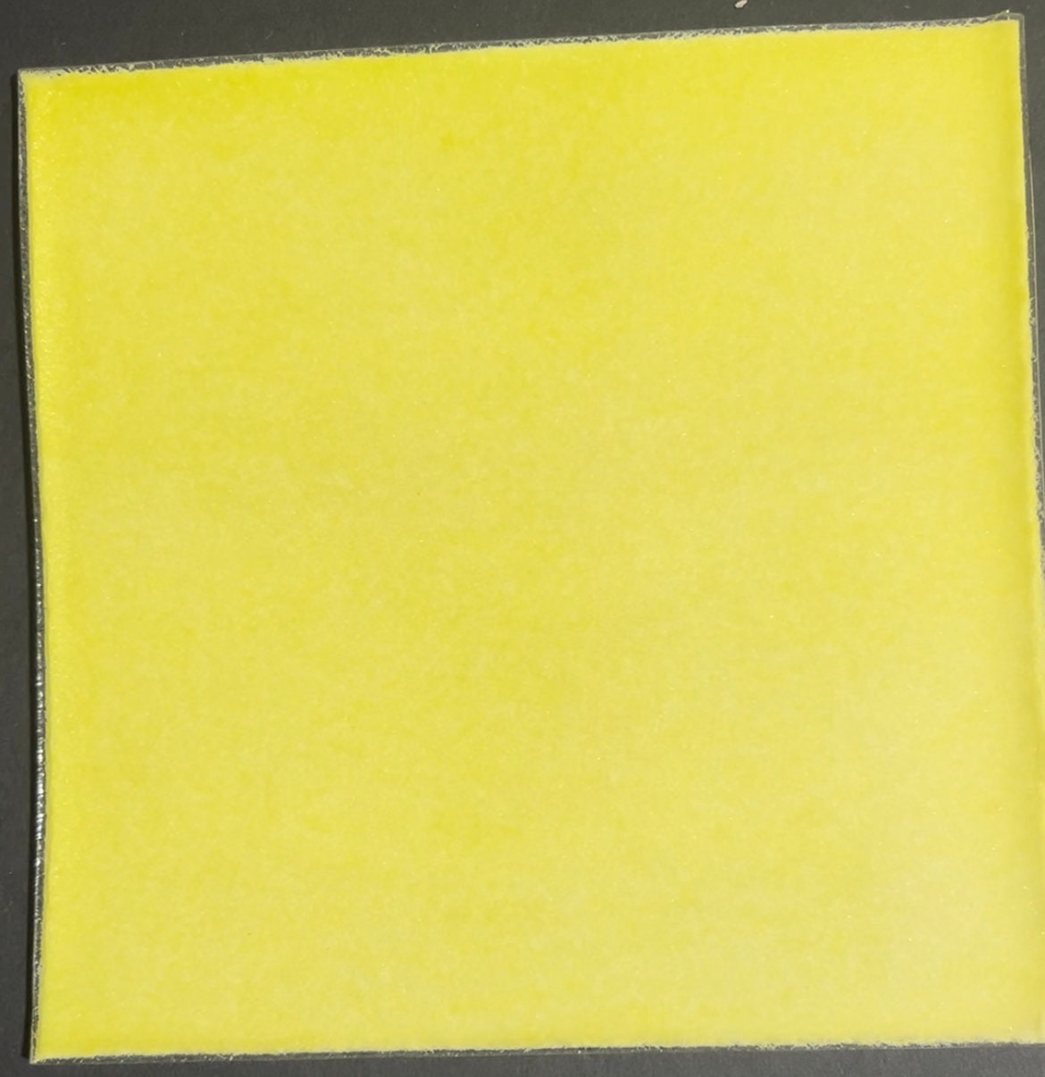 COE 90  / Green  Glow in the Dark sheet glass/ Yellow during the day, green glow at night/ Summer Glow